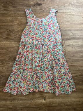 GAP Floral Sleeveless Dress - Pink, Green, Yellow